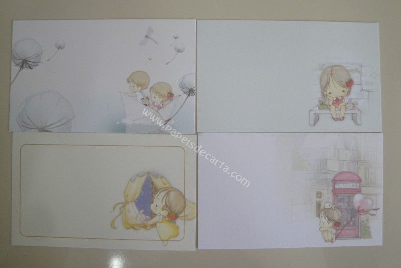 Memo cards 1, 2, 3 e 4