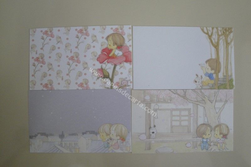 Memo cards 5, 6, 7 e 8