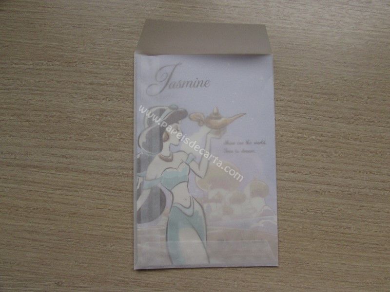 Efeito do papel dentro do envelope