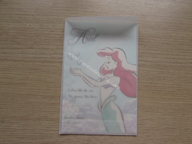 Efeito do papel dentro do envelope