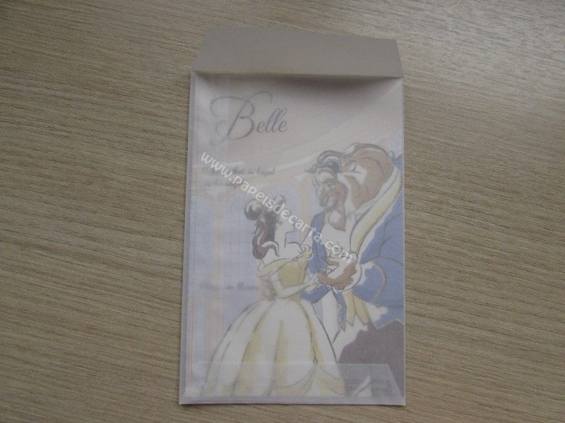 Efeito do papel dentro do envelope