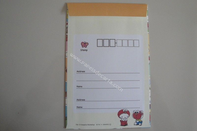 Frente do envelope