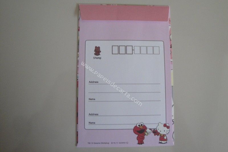 Frente do envelope