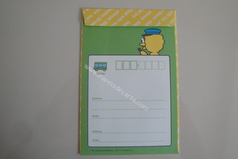 Frente do envelope