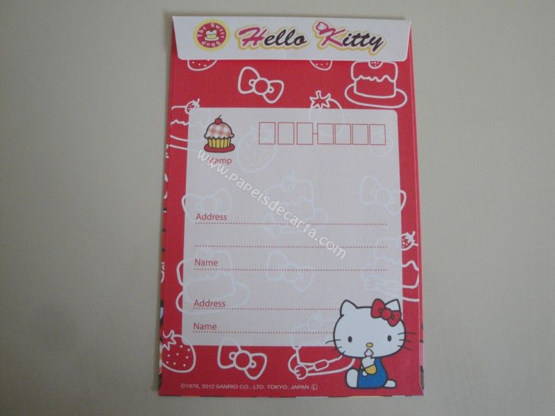 Frente do envelope
