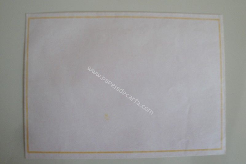 Verso do envelope