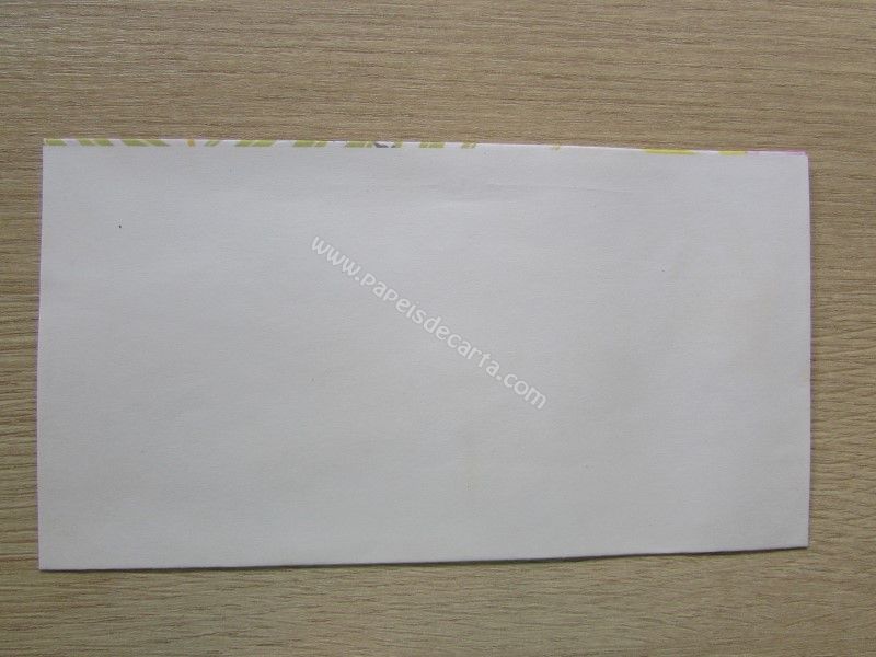 Verso do envelope