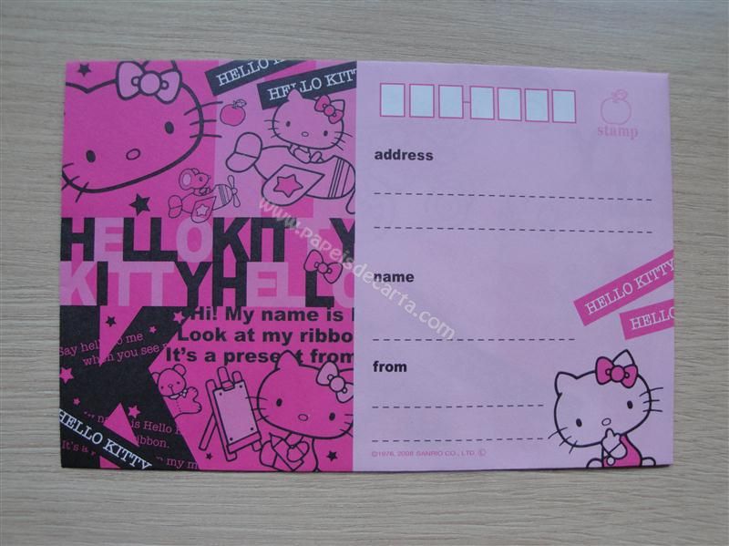 Verso do envelope