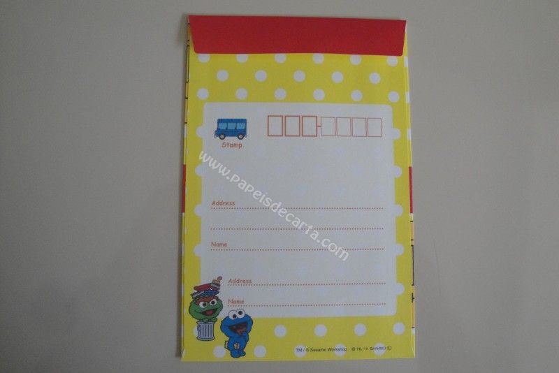 Frente do envelope