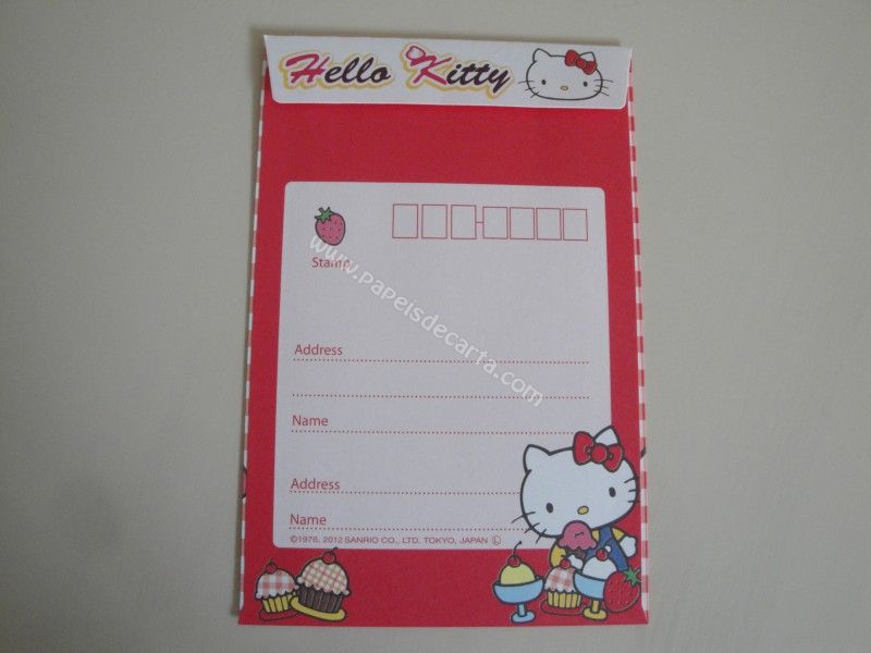 Frente do envelope
