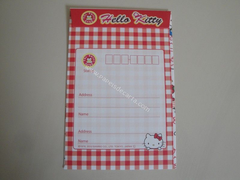 Frente do envelope