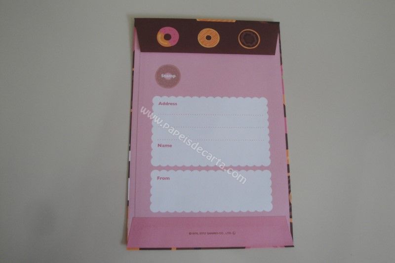 Frente do envelope
