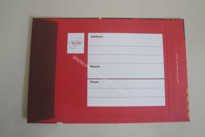 Frente do envelope