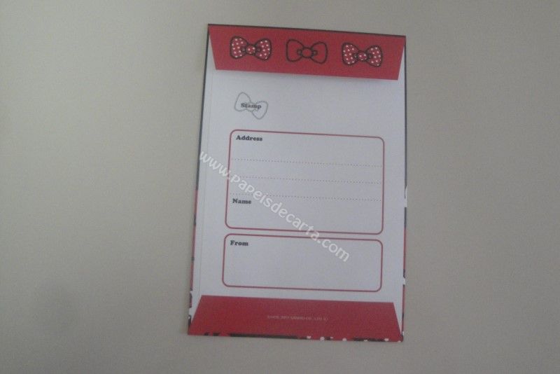 Frente do envelope