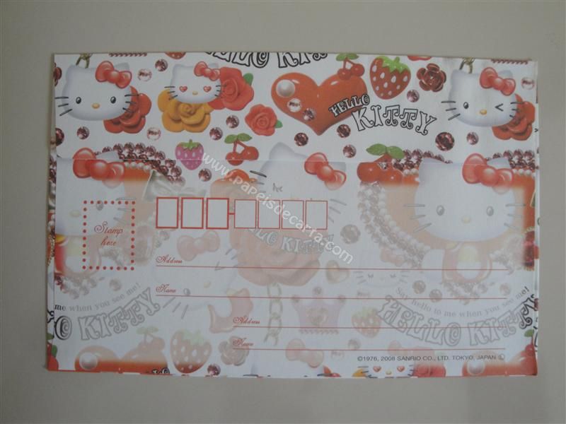 Frente do envelope