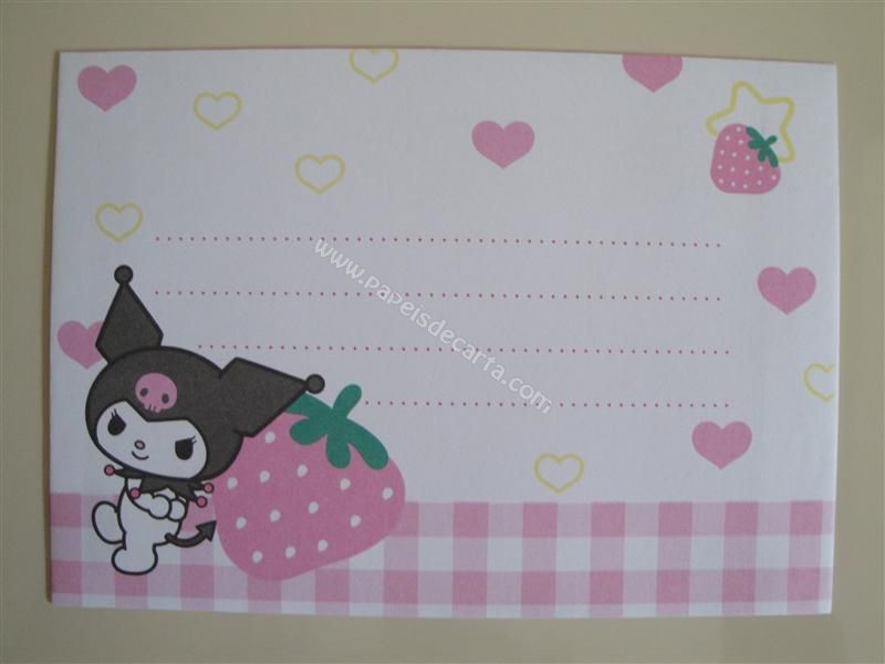 Verso do envelope