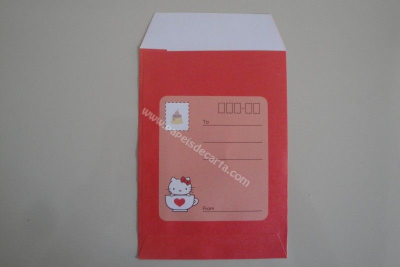 Frente do envelope