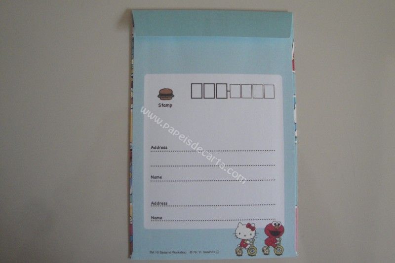 Frente do envelope