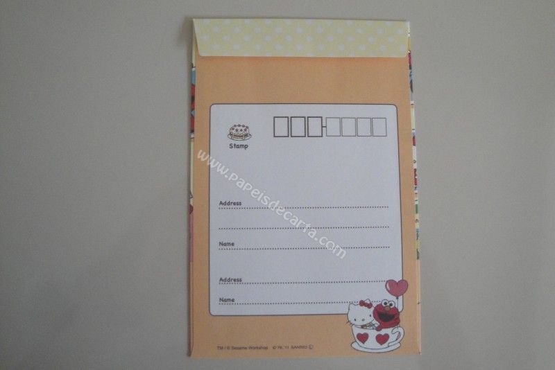 Frente do envelope