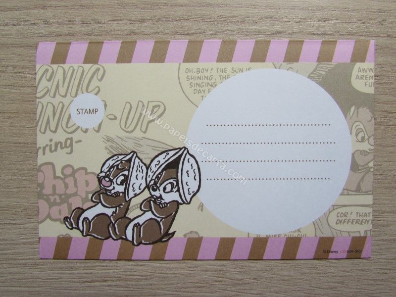 Verso do envelope