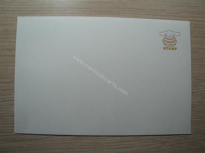 Verso do envelope