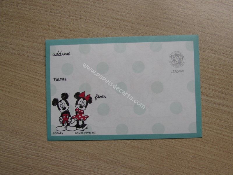 Verso do envelope