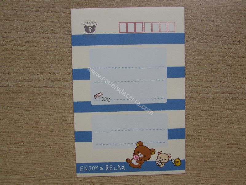 Verso do envelope