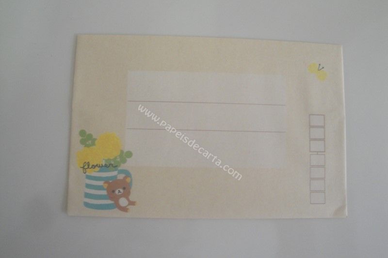 Verso do envelope