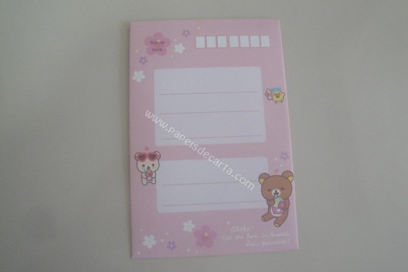Verso do envelope