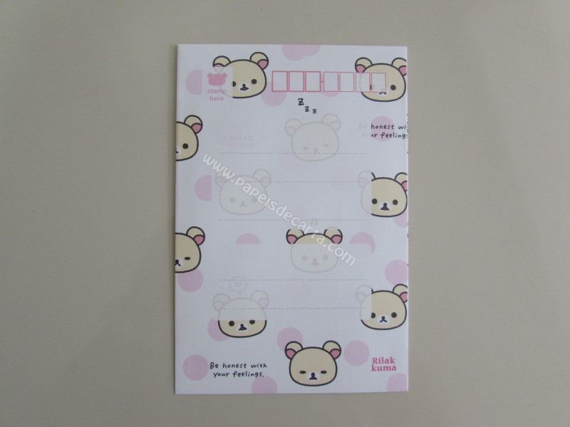 Verso do envelope