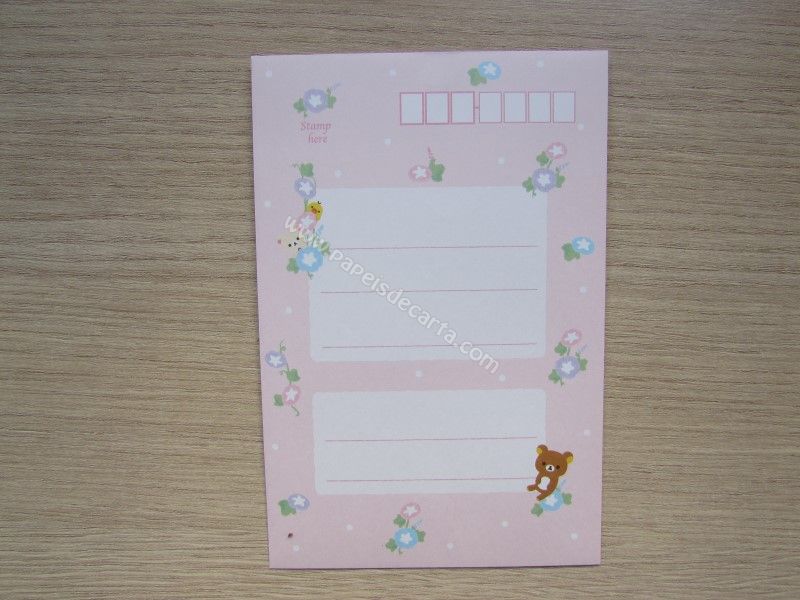 Verso do envelope
