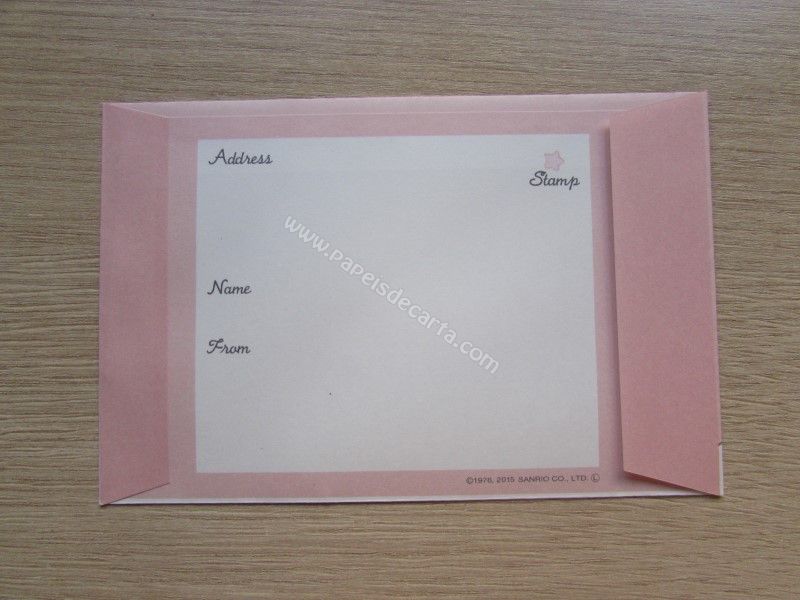Frente do envelope