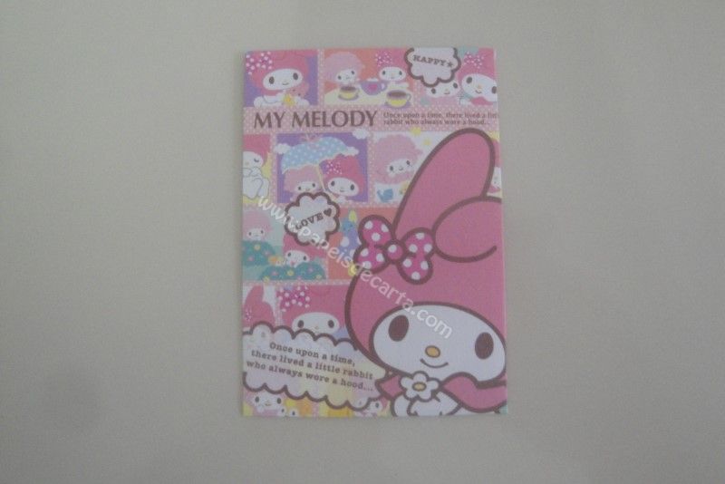 Frente do mini envelope