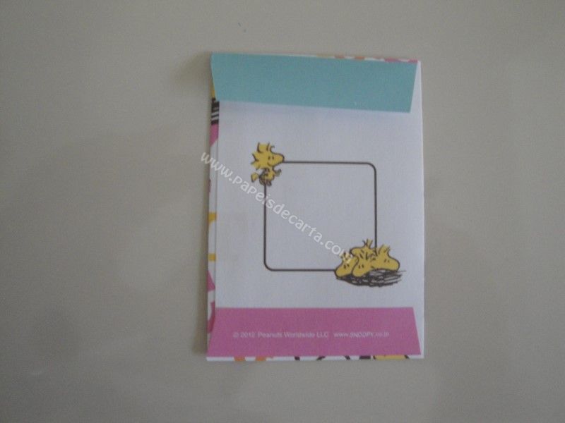 Frente do mini envelope