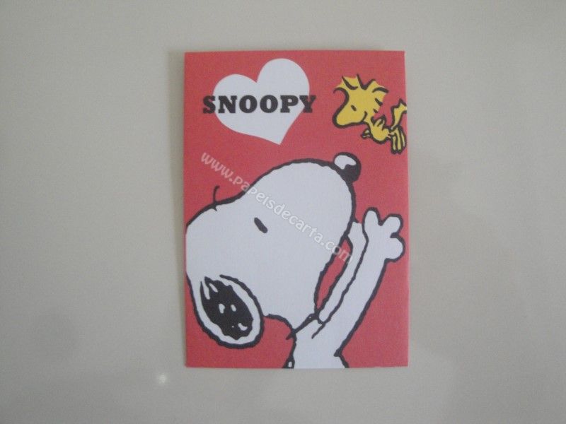 Verso do mini envelope