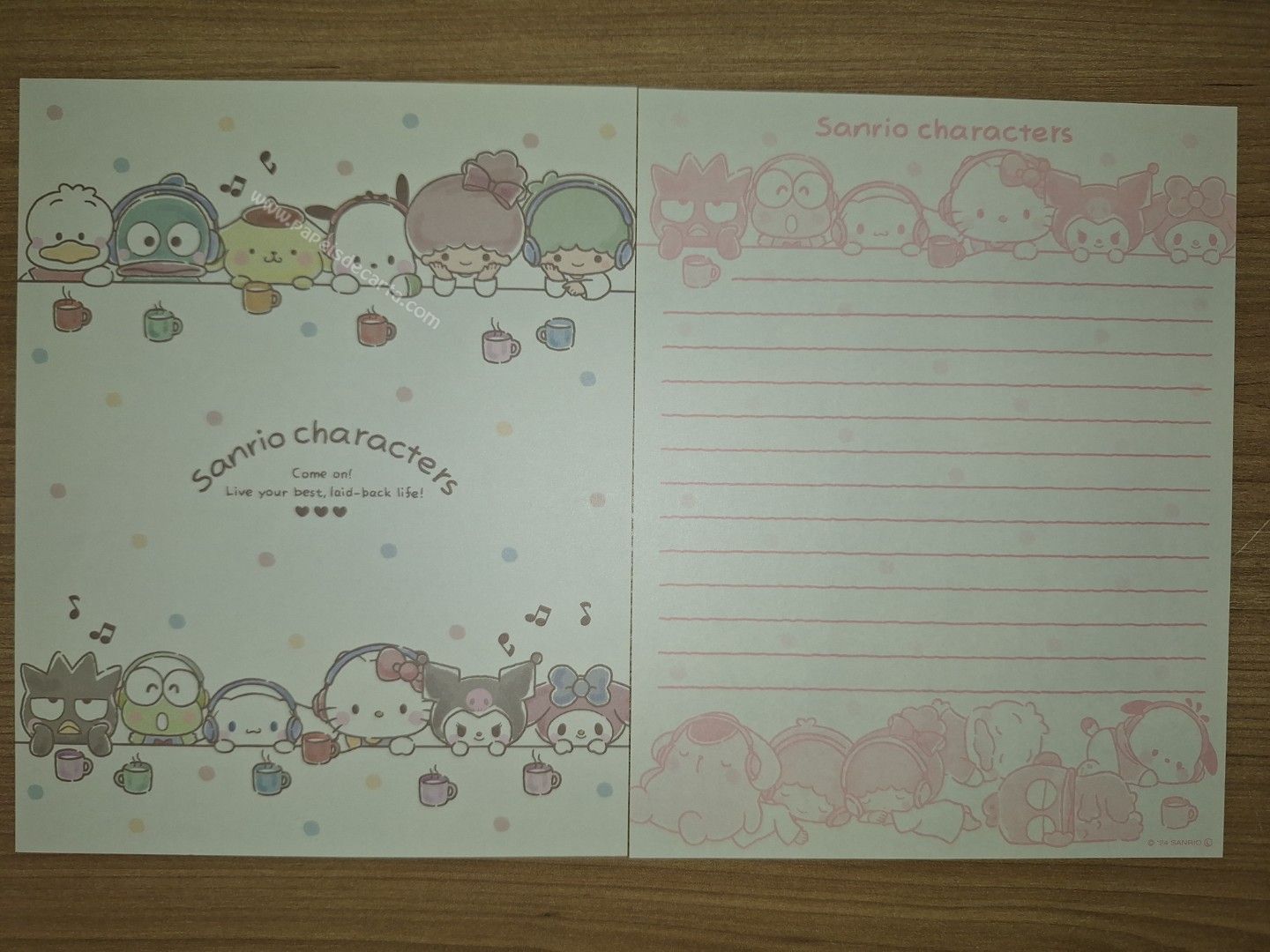 Folha frente e verso