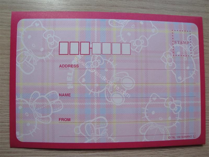 Verso do envelope