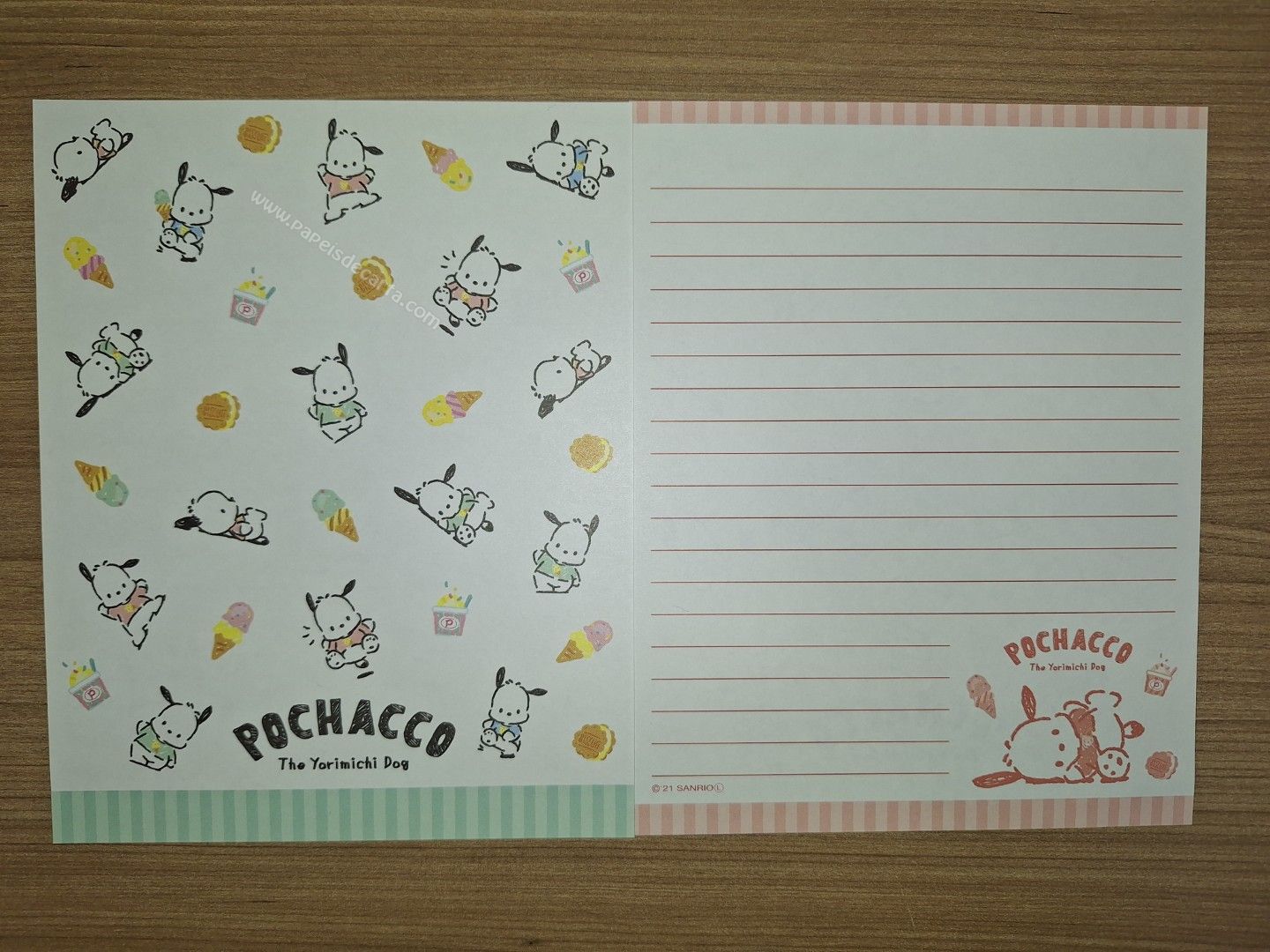 Folha frente e verso