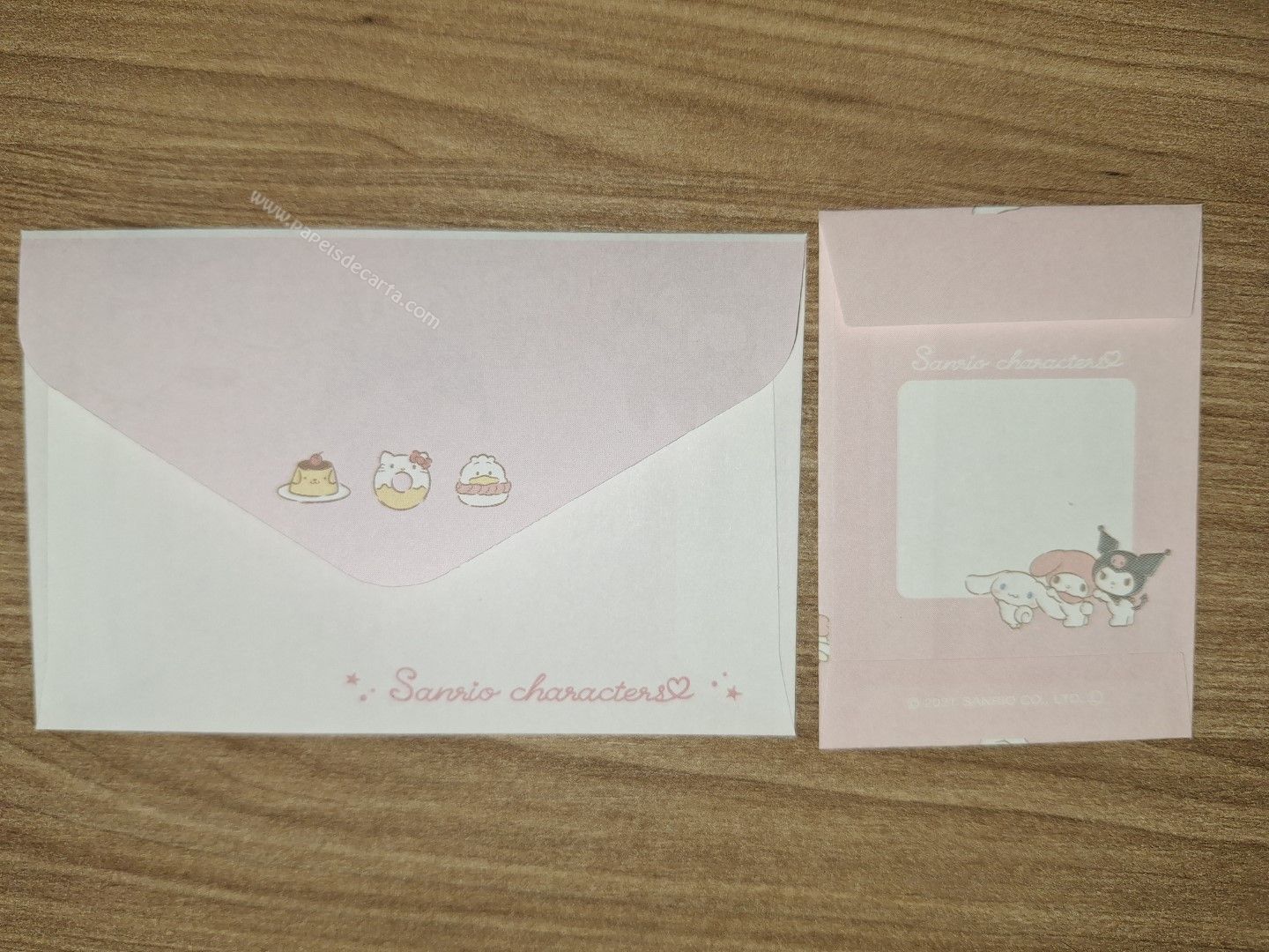 Frente dos envelopes