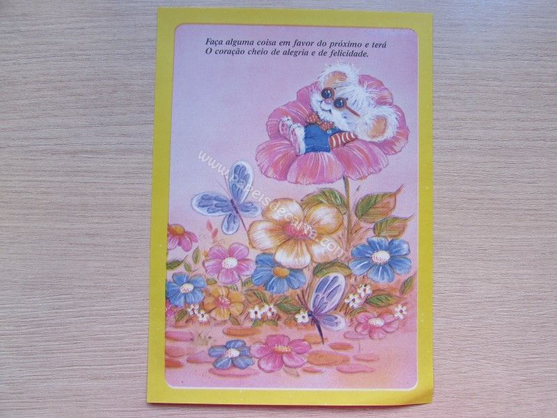 Papel de carta antigo - Coleção Borda Amarela - 07