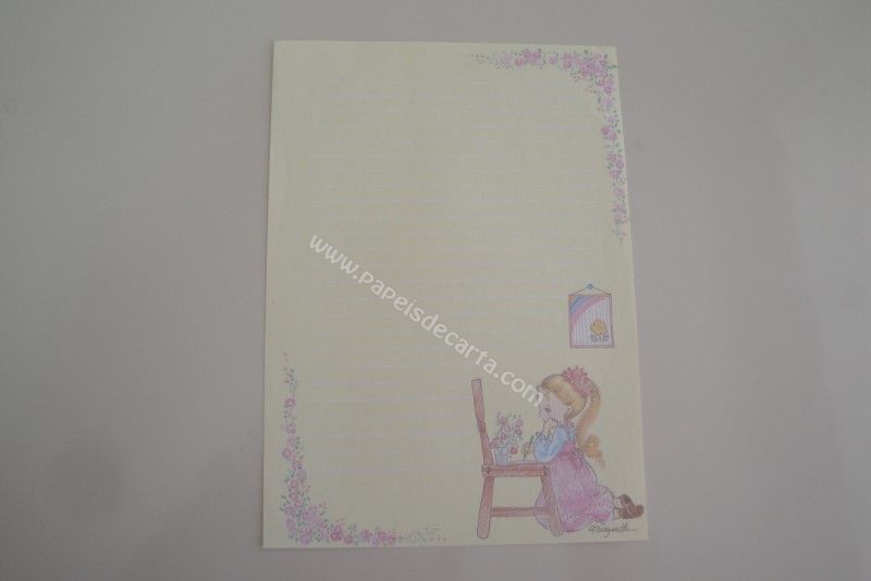 Papel de carta antigo - Coleção Margarethe - sem número - 10