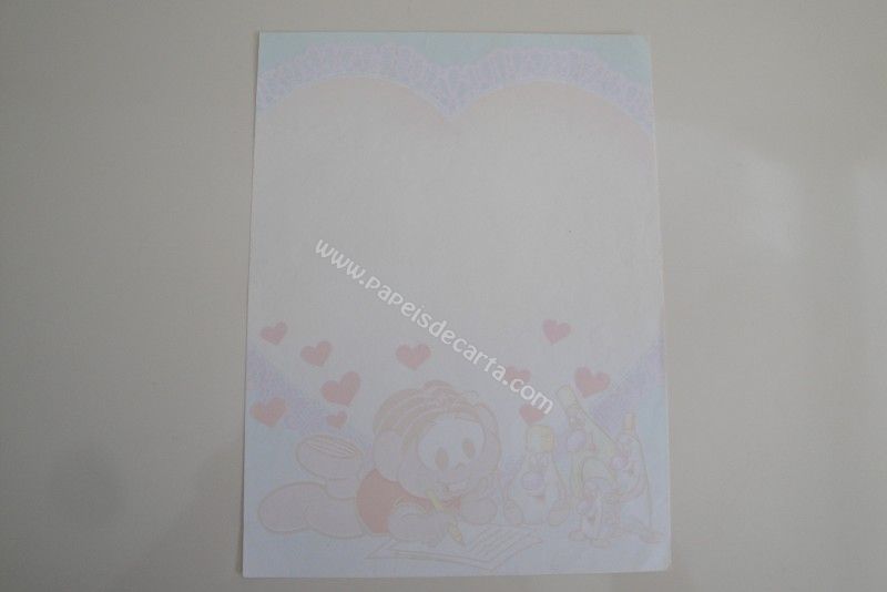 Papel de carta antigo da Turma da Mônica 07