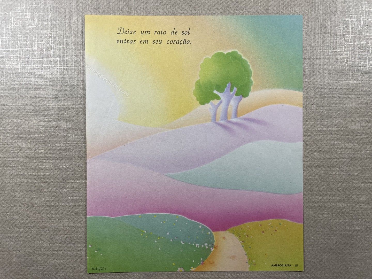 Papel de carta médio Ambrosiana - 217