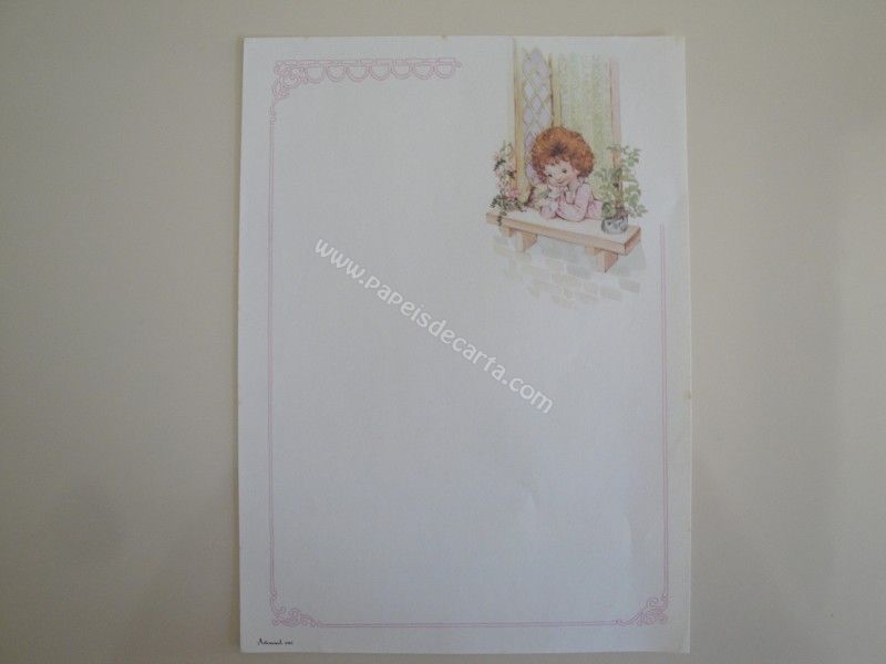 Papel de carta médio Artesanal - 6562