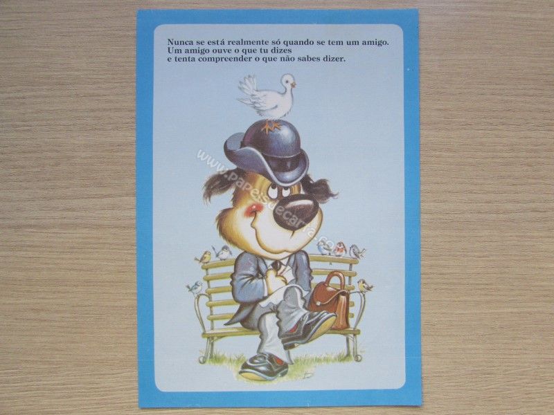 Papel de carta médio Borda Azul 231