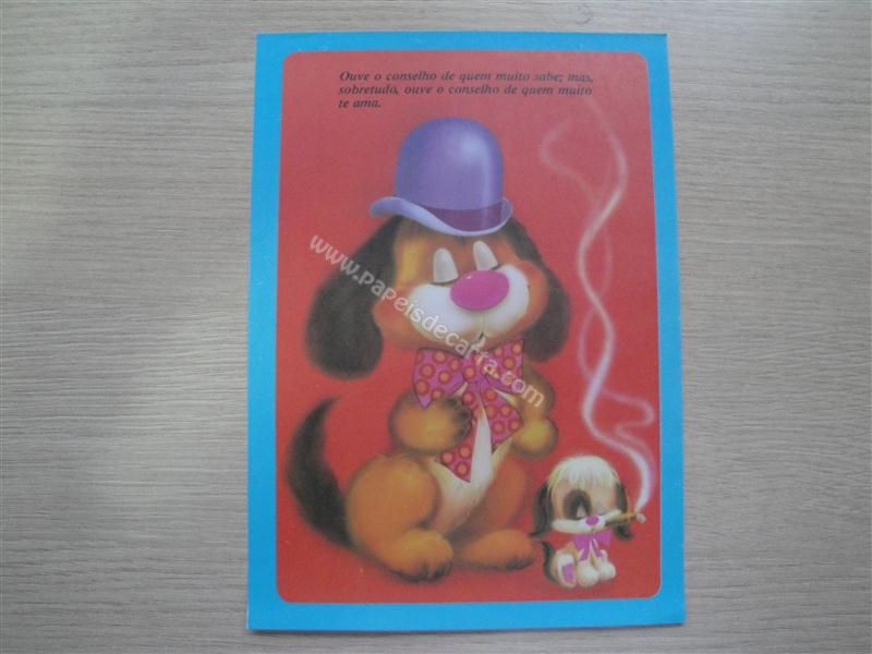 Papel de carta médio Borda Azul 36