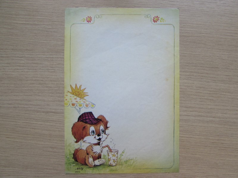 Papel de carta médio Nelly - 2023