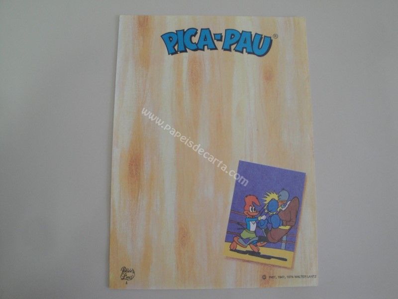 Papel de carta médio Palácios Line - Pica-Pau - A