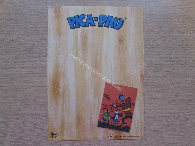 Papel de carta médio Palácios Line - Pica-Pau - E
