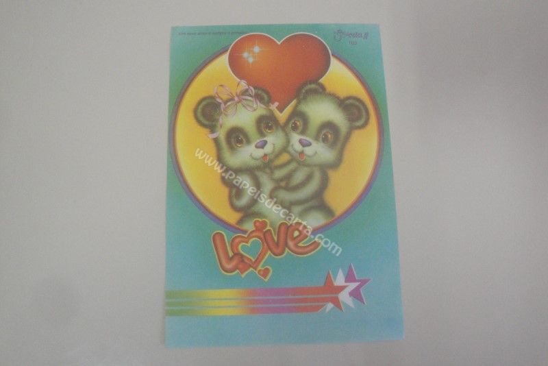 Papel de carta médio Sorria - 103